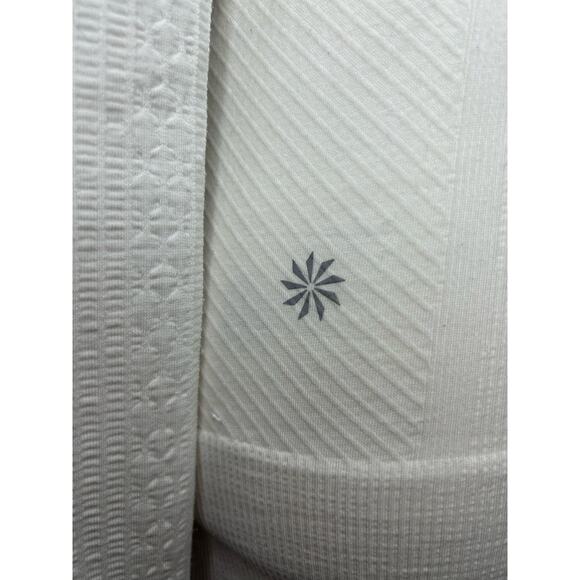 Athleta White Hooded Top Small Long Sleeve - Picture 2 of 5